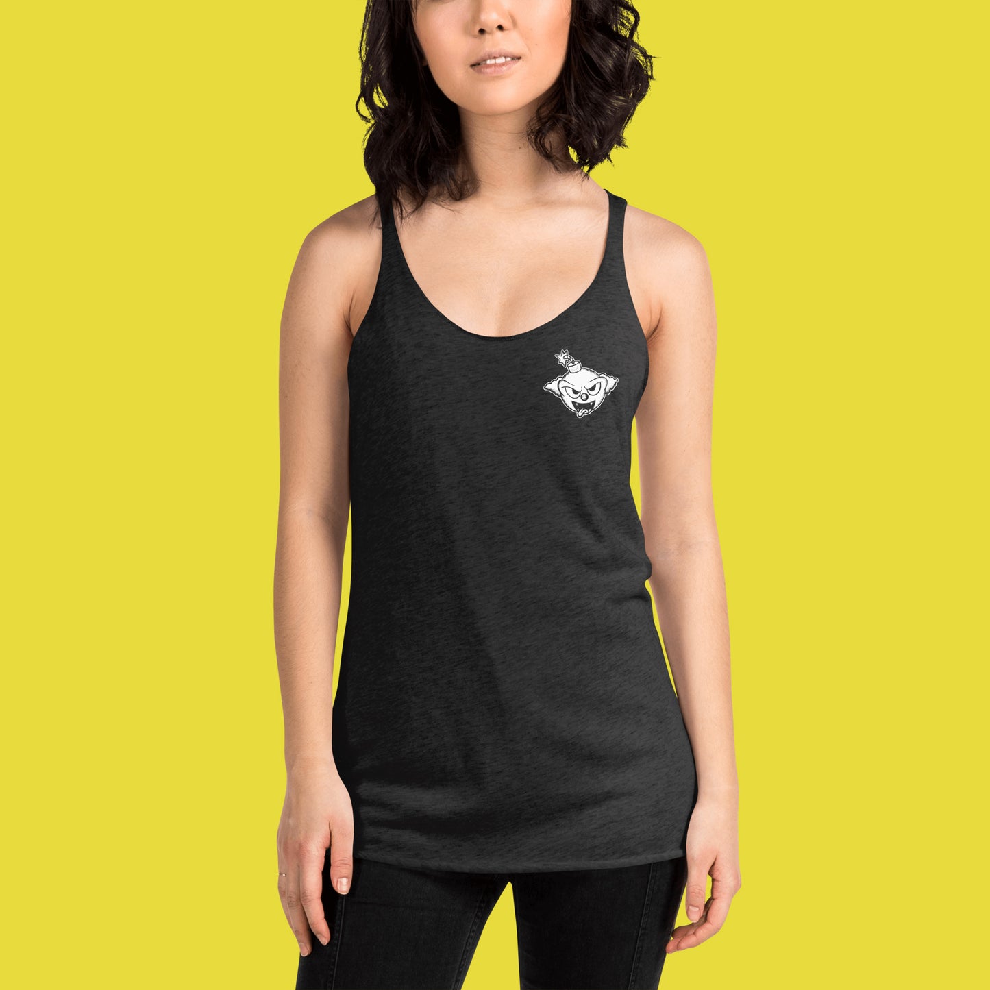 Women's FBS Bomb Racerback Tank Top BLACK
